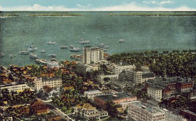 Miami, Florida, ca. 1925: Vogelperspektive von Miami von American Photographer