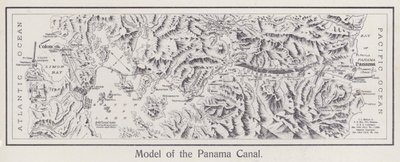 Modell des Panamakanals von American Photographer