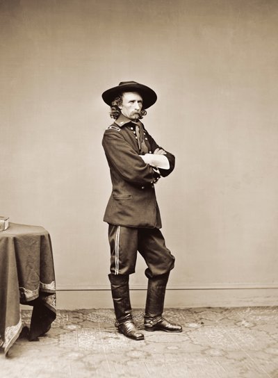 Porträt von General George Armstrong Custer von American Photographer