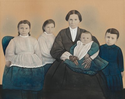 Porträt einer Mutter und vier Kinder von American Photographer