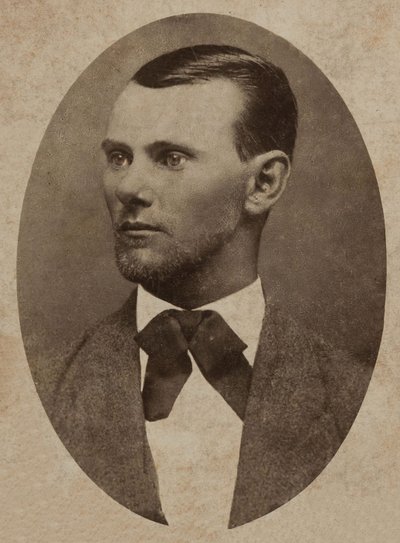 Porträt des Gesetzlosen Jesse James (1847-1882) von American Photographer