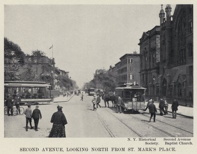 Second Avenue, Blick nach Norden von St Mark
