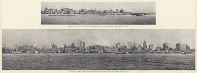 Skyline des unteren Endes der Insel Manhattan vom North River von American Photographer