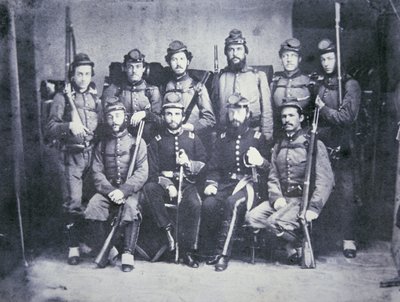 Die Charleston Zouave Kadetten der Konföderierten Armee von American Photographer