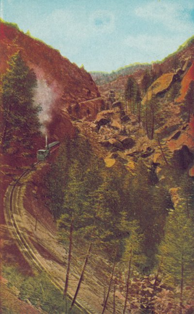 Die Stehleiter, auf der Pikes Peak Zahnradbahn, Colorado von American Photographer