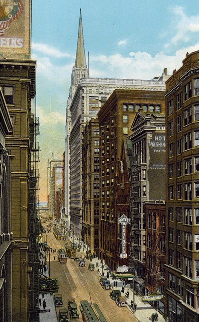 Washington Street, Blick nach Osten von der Wells Street von American Photographer