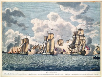 Beschreibung des Gefechts auf dem Lake Champlain von American School