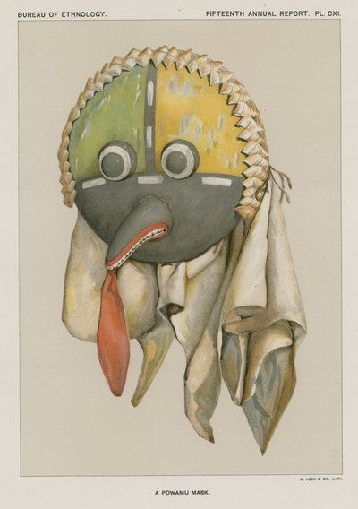Eine Powamu Maske von American School