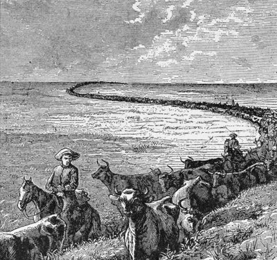 Ein Pfad in den Great Plains, Illustration aus 