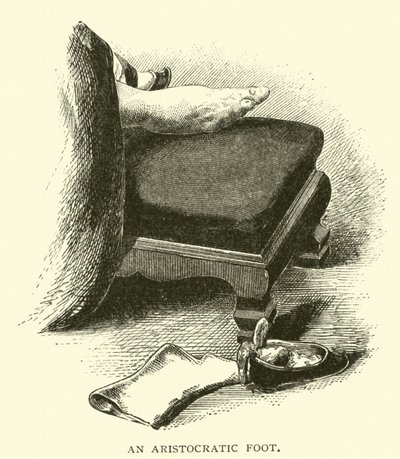 Ein aristokratischer Fuß von American School