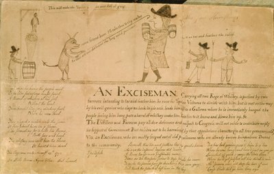 Ein Steuerbeamter, ca. 1790 von American School