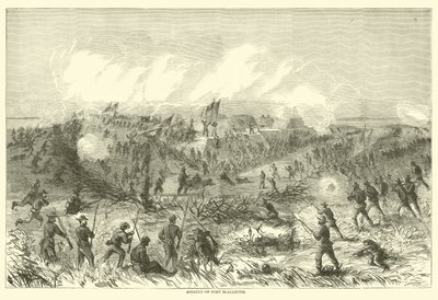 Angriff auf Fort McAllister, Dezember 1864 von American School