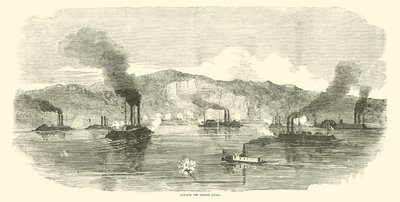 Angriff auf Grand Gulf, April 1863 von American School