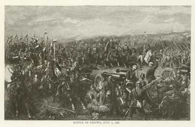 Schlacht von Sadowa, 3. Juli 1866 von American School