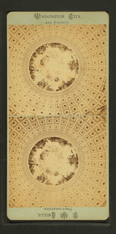Brumidis allegorisches Gemälde, um 1865 von American School