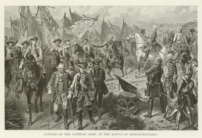 Gefangennahme der österreichischen Armee in der Schlacht bei Hohenfriedberg von American School