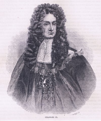 Charles II (1664), Illustration aus Cassell