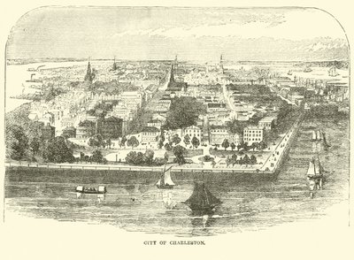 Stadt Charleston, Mai 1862 von American School