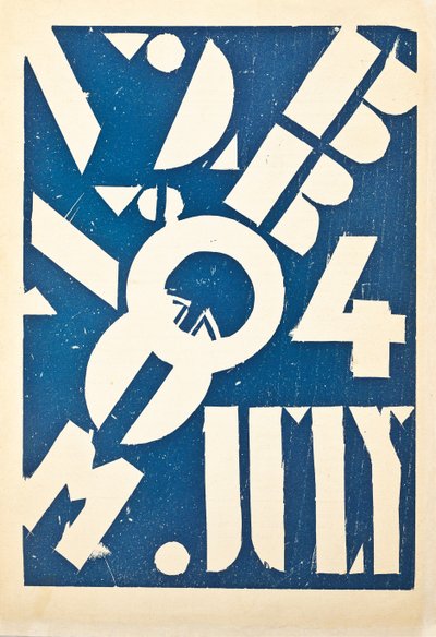 Titelblatt für die Kunstzeitschrift "Broom", ca. 1921-1924 von American School