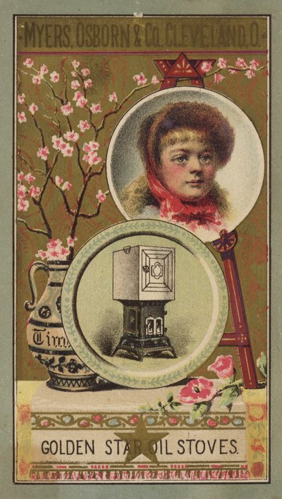 Dekorative Teller, Golden Star Öfen von American School