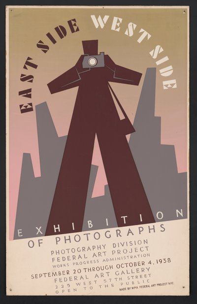 East Side, West Side Ausstellung von Fotografien, New York City von American School