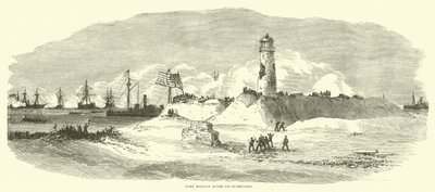 Fort Morgan nach seiner Kapitulation, August 1864 von American School