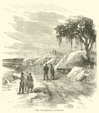 Fort Thunderbolt, Savannah, Dezember 1864 von American School