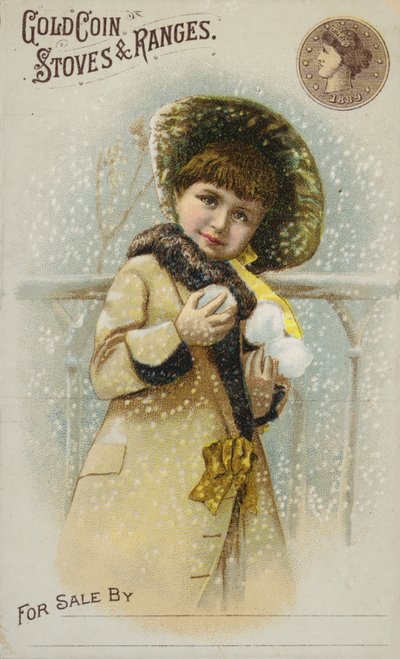 Mädchen hält Schneebälle von American School