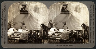Ihr Schutzengel, ca. 1899 (Stereograph) von American School