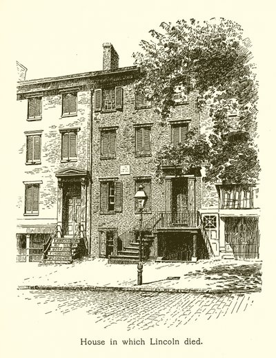 Haus, in dem Lincoln starb, Abraham Lincoln von American School