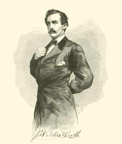 J. Wilkes Booth, April 1865 von American School