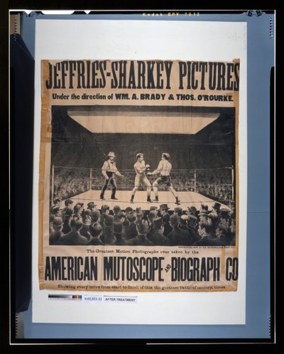 Jeffries-Sharkey-Bilder - unter der Leitung von Wm. A. Brady & Thos. O
