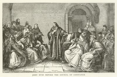 Johannes Hus vor dem Konzil von Konstanz von American School