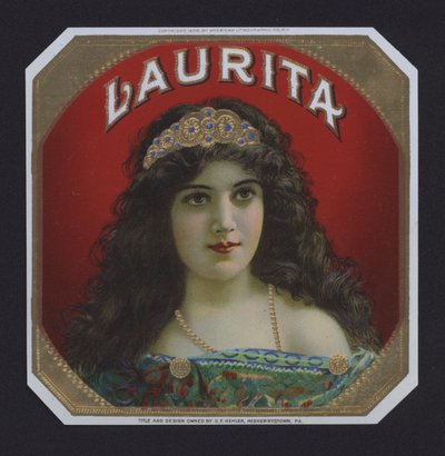 Laurita, Zigarrenetikett von American School