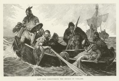 Leif Eriksson entdeckt die Küsten von Vinland von American School