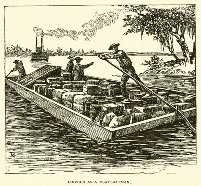 Lincoln als Flachbootmann von American School