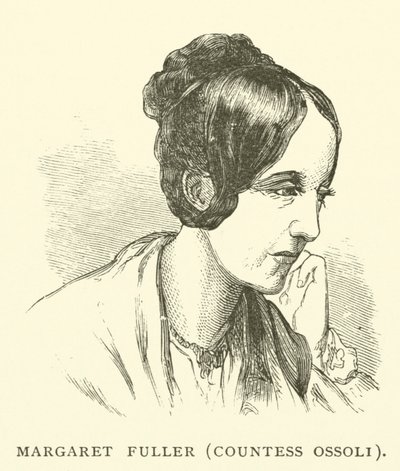 Margaret Fuller, Gräfin Ossoli, amerikanische Journalistin und Frauenrechtlerin (Gravur) von American School
