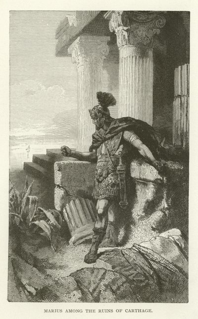 Marius unter den Ruinen von Karthago von American School