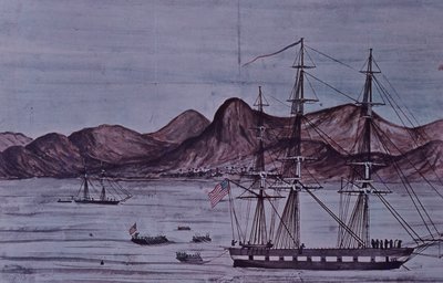 Mexikanisch-Amerikanischer Krieg (1846-48), US-Marine landet Truppen in Loreto von American School