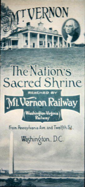 Werbeflyer der Mt. Vernon Railway von American School
