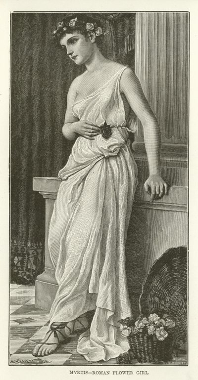 Myrtis, römisches Blumenmädchen von American School