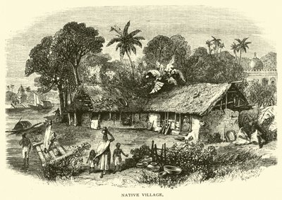 Einheimisches Dorf von American School