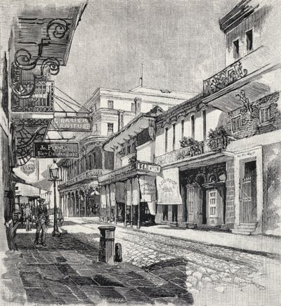 Altes St. Louis Hotel, später Das Staatshaus, New Orleans, aus 