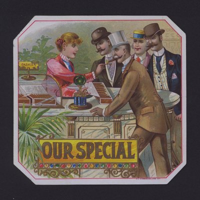 Our Special, Zigarrenetikett von American School