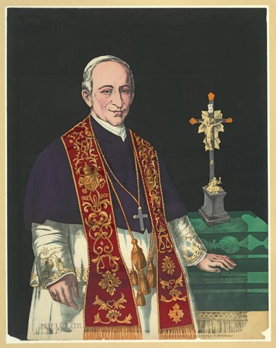 Papst Leo XIII., veröffentlicht 1878 von American School
