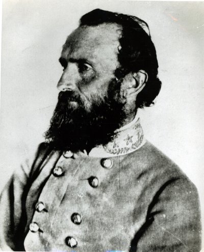 Porträt von Thomas J. Stonewall Jackson von American School
