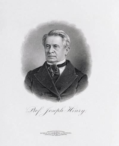 Professor Joseph Henry (1797-1878) aus einem Frontispiz zu A Memorial of Joseph Henry, Washington, 1880 von American School
