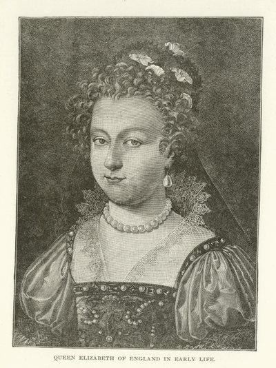 Königin Elisabeth von England in jungen Jahren von American School