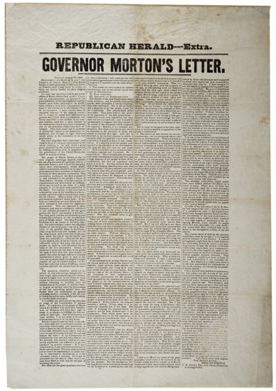 Republican Herald- Extra, 27. August 1842 von American School