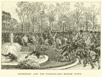 Rochefort und die Arbeiter niedergeritten von American School